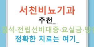 서천비뇨기과 추천: 요로결석·전립선비대증·요실금·방광염, 정확한 치료는 여기!